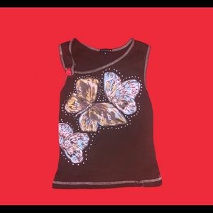 y2k butterfly top